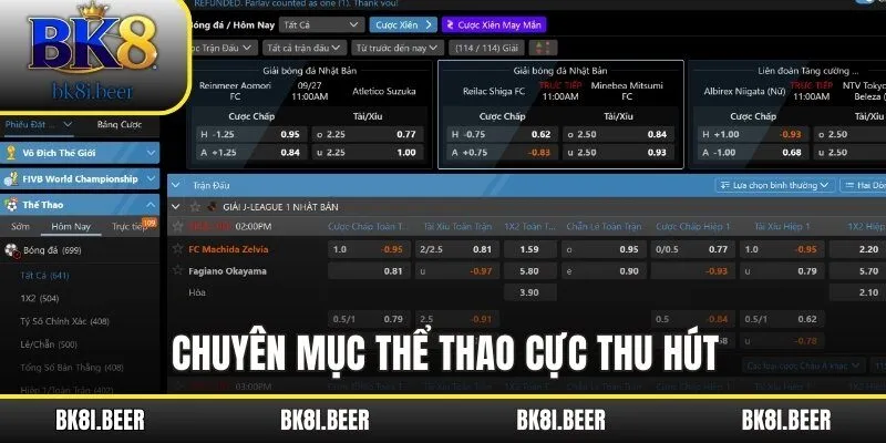 Chuyên mục Thể thao cực thu hút Chuyên mục Thể thao cực thu hút