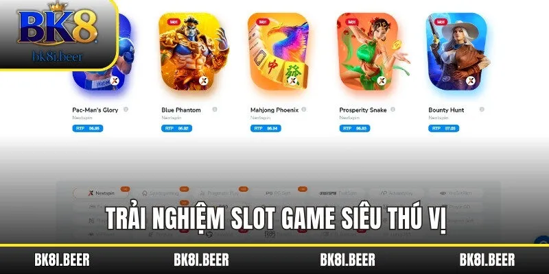Trải nghiệm Slot game siêu thú vị Trải nghiệm Slot game siêu thú vị
